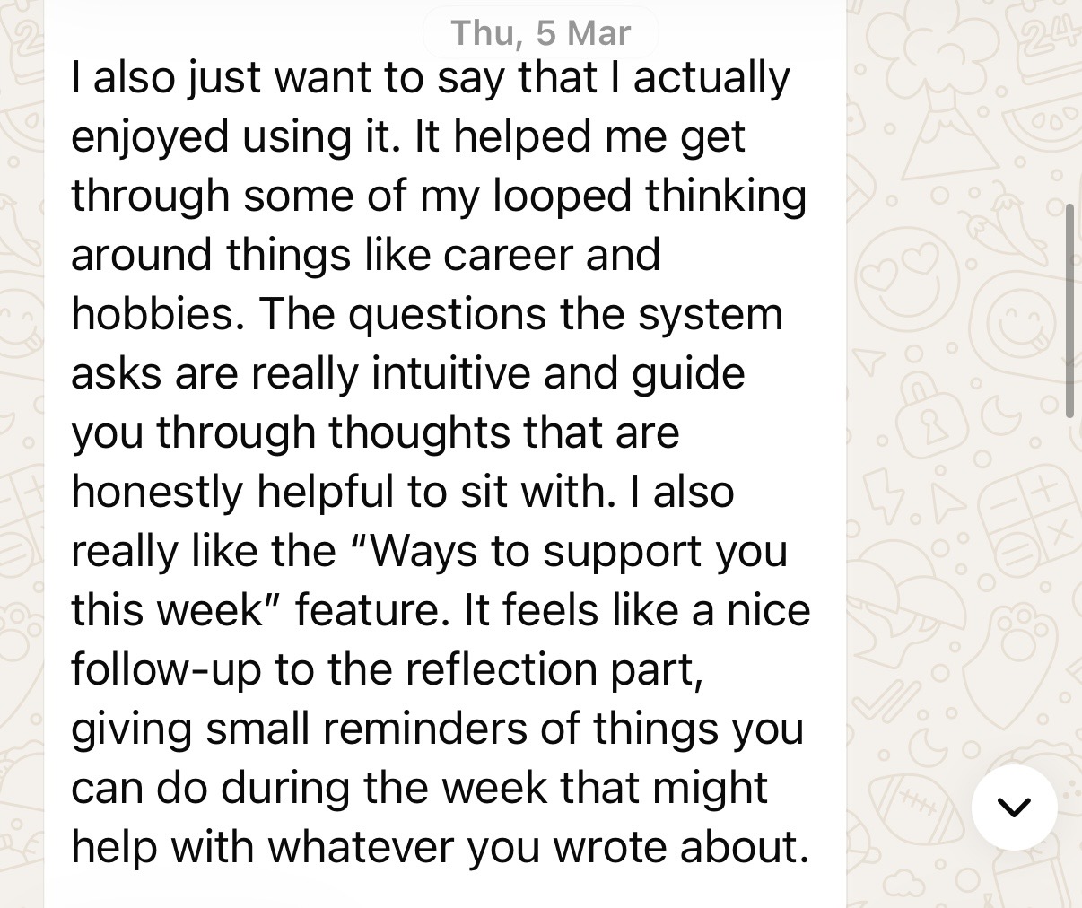 Community feedback 3